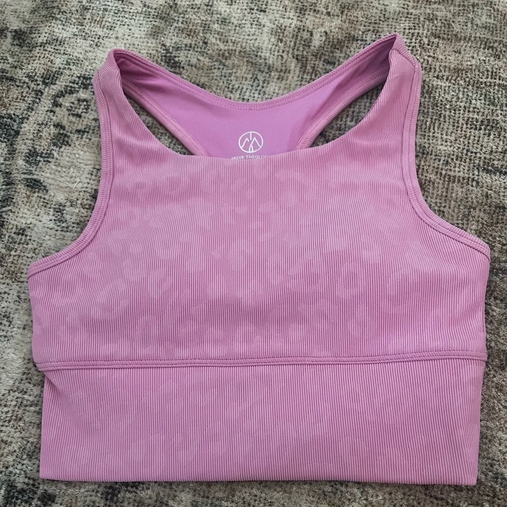 Move Theology Pink Sports Bra Size XSmall